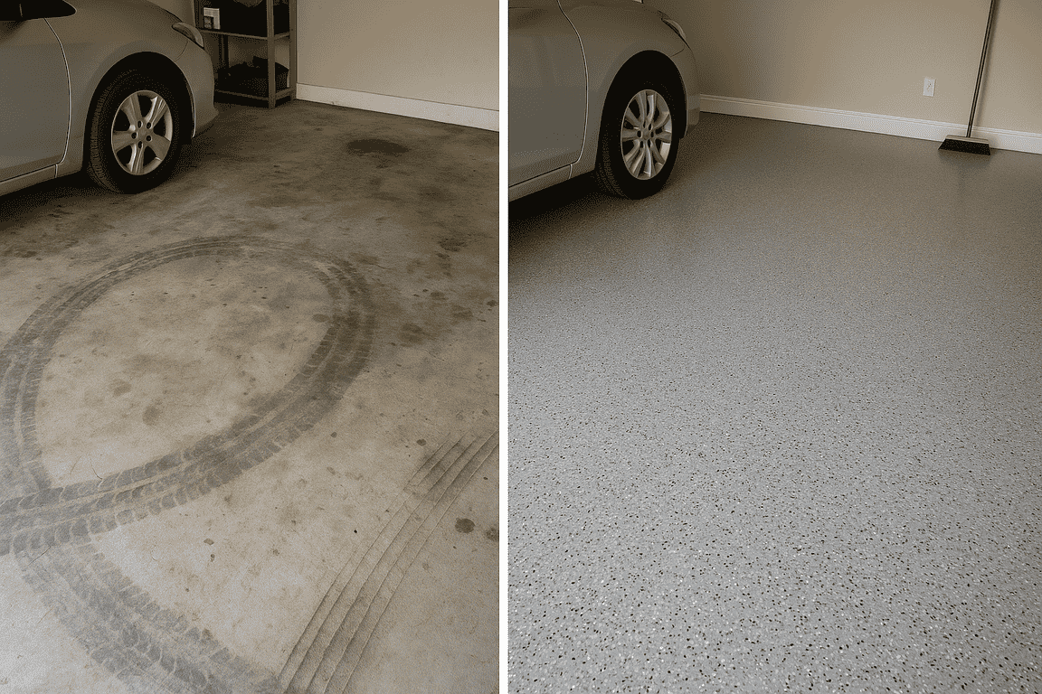 How Floor Coatings in Ormond Beach Improve Garage Spaces